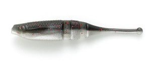 Эластичные приманки фирмы lake fork. Расцветка BLACK/PEARL